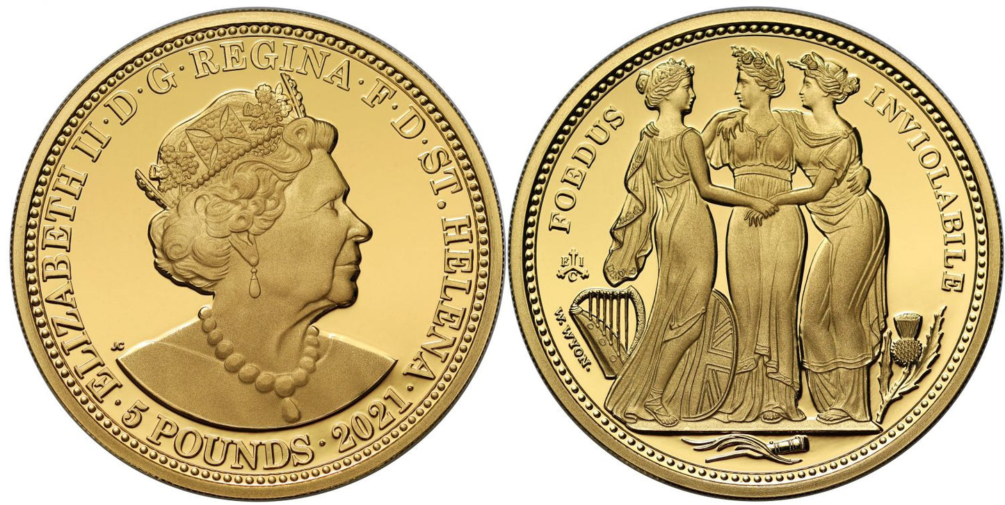 * EIC 2021 PF70 UC 1st Day gold 1oz Three Graces