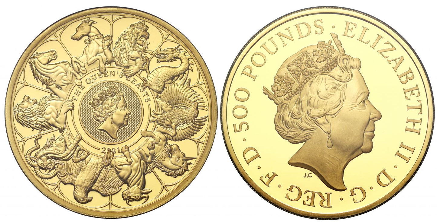 Elizabeth II 2021 gold PF70 UC FR 5oz QB Completer