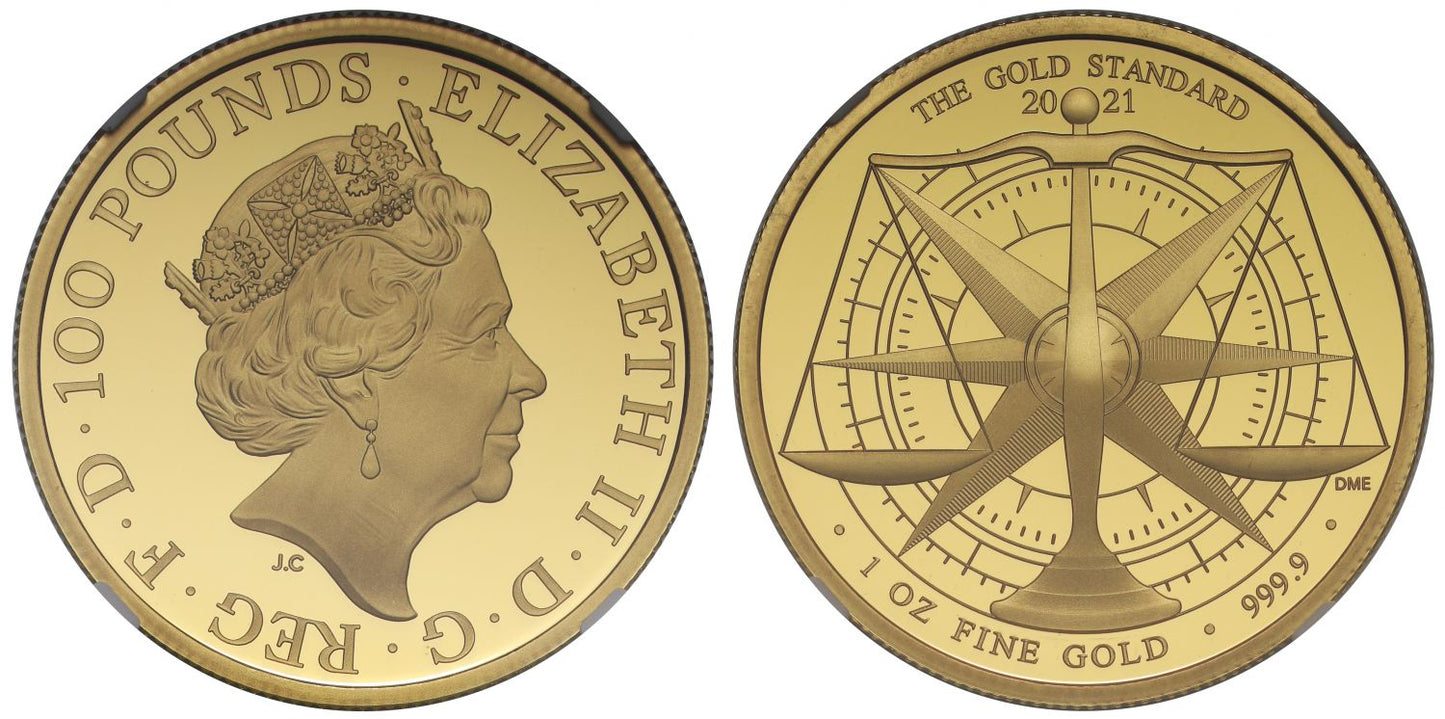 Elizabeth II 2021 PF70 gold 1oz The Gold Standard