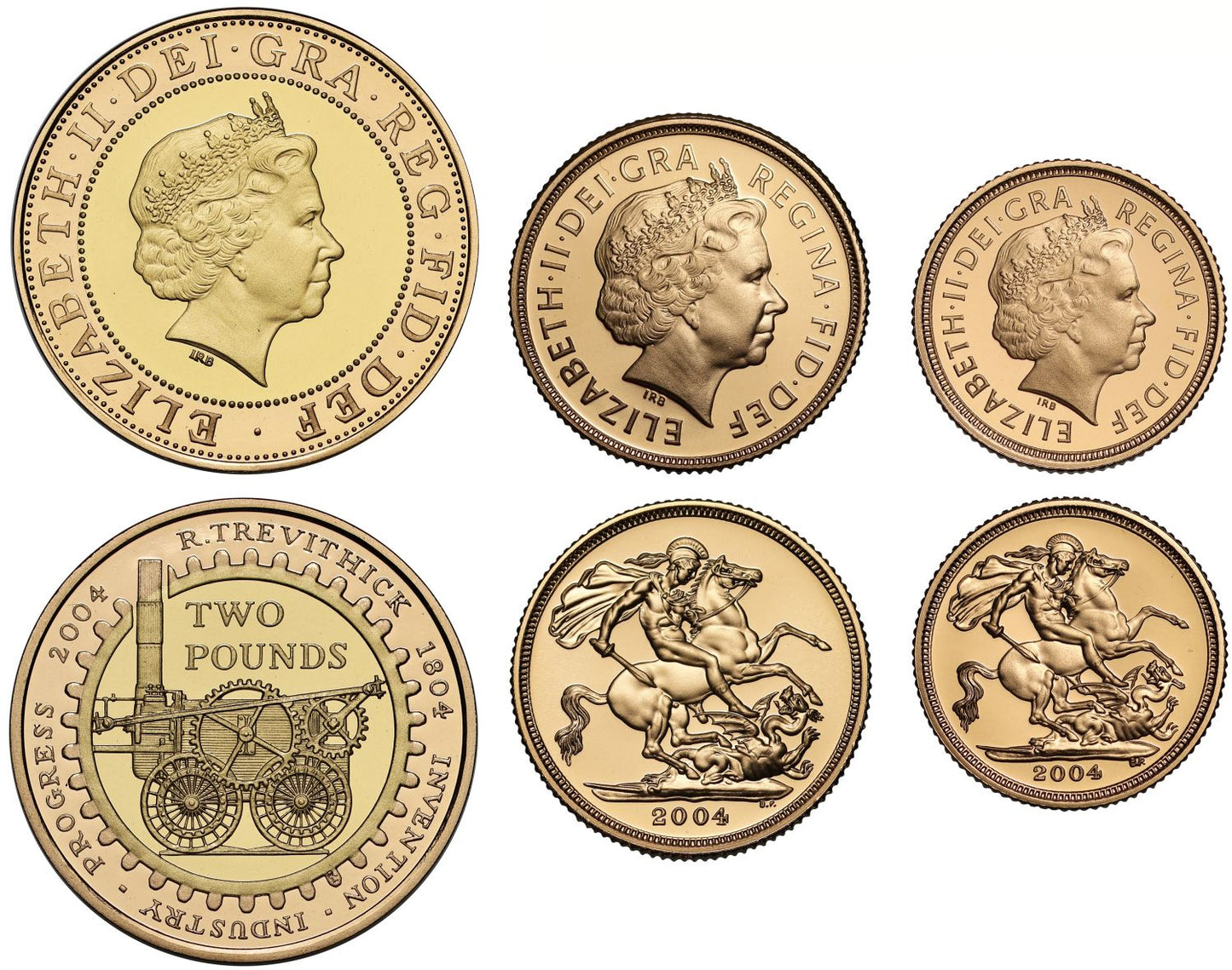 Elizabeth II 2004 3-coin Set