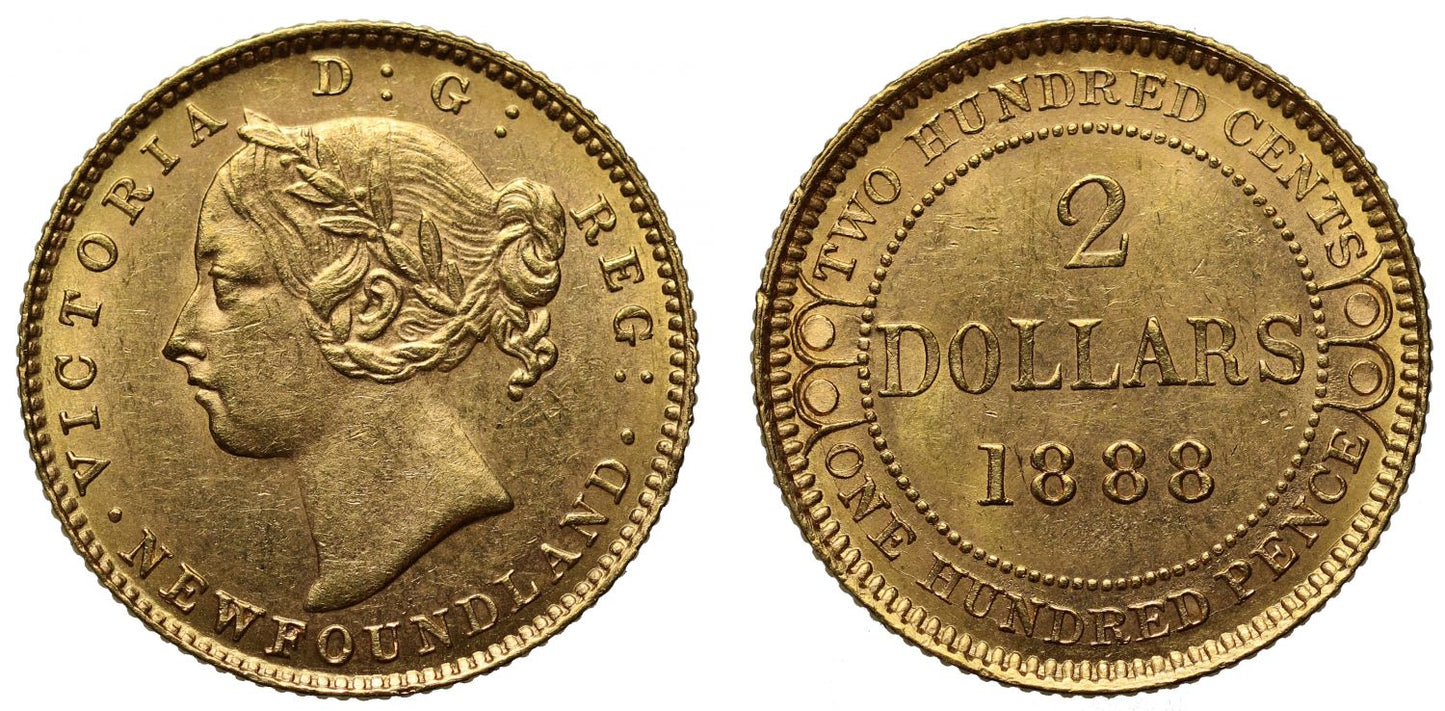 Canada Victoria 2-Dollars 1888 MS63