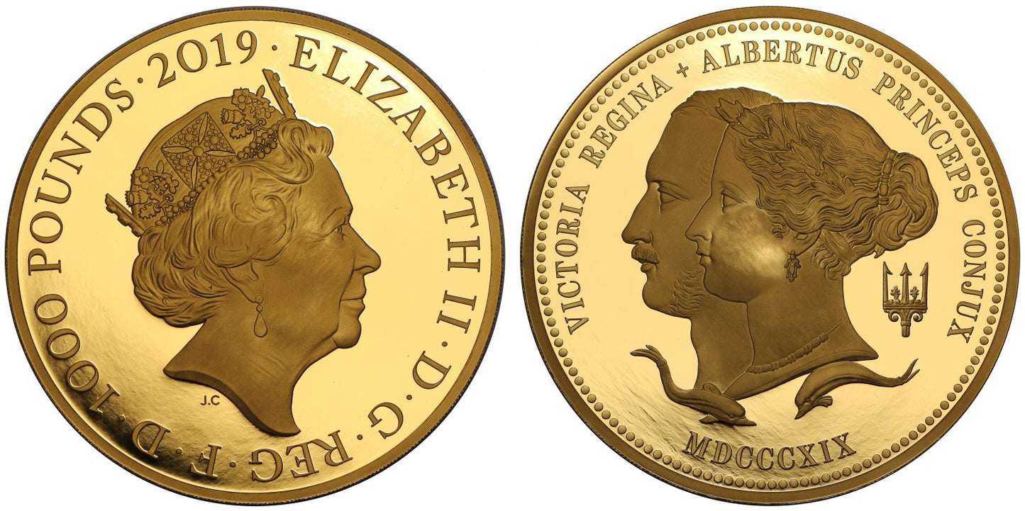 Elizabeth II 2019 gold proof 1 Kilo Victoria and Albert
