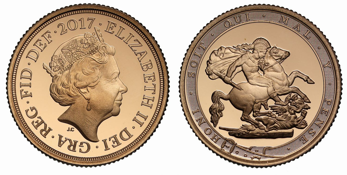 Elizabeth II 2017 proof Sovereign