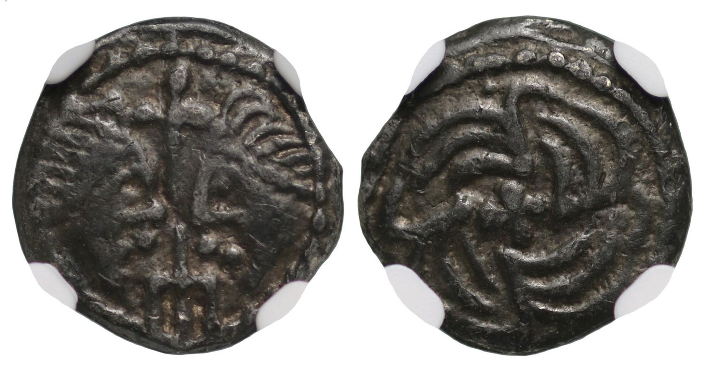 Early Anglo-Saxon silver Sceat, Series J ('York') type 37