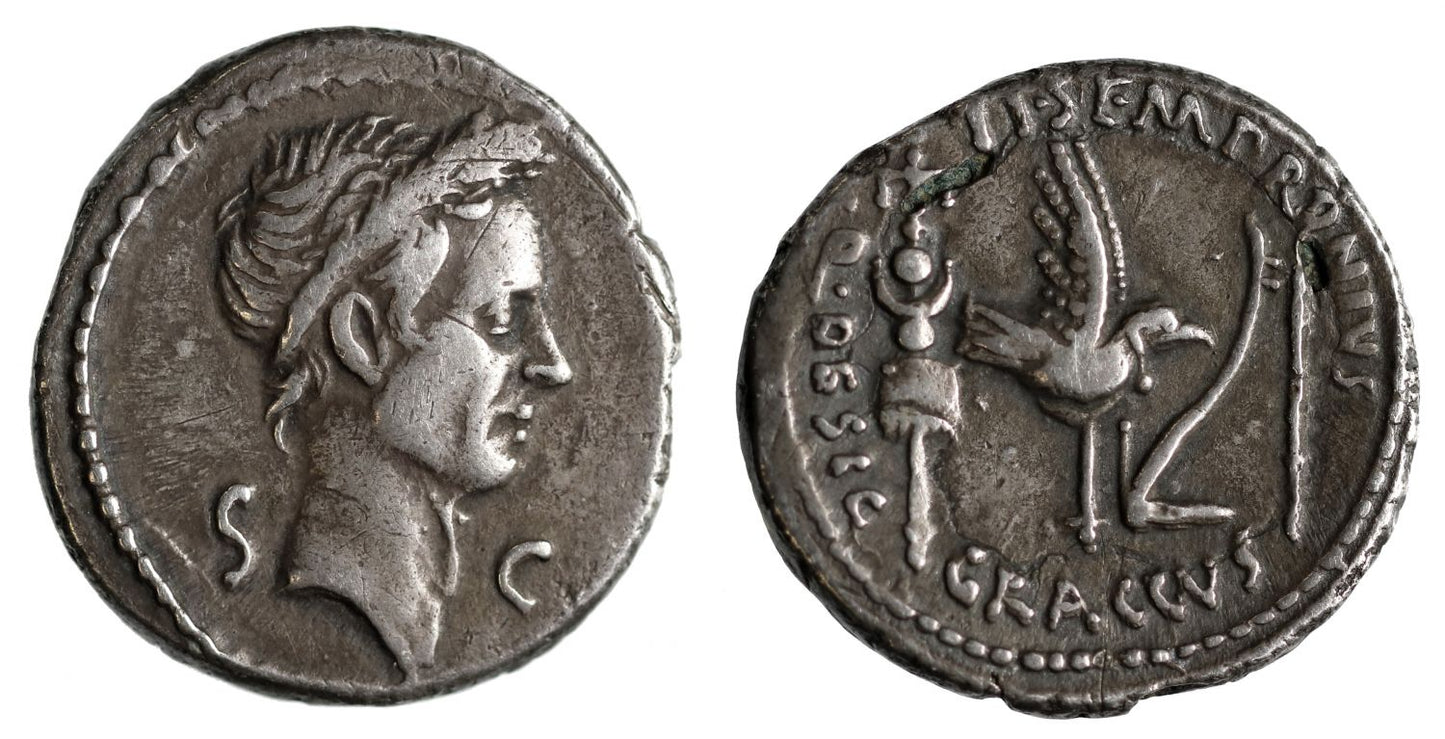Julius Caesar, Silver Denarius