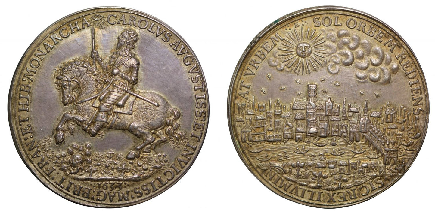 Charles I, Return to London from Edinburgh, 1633.