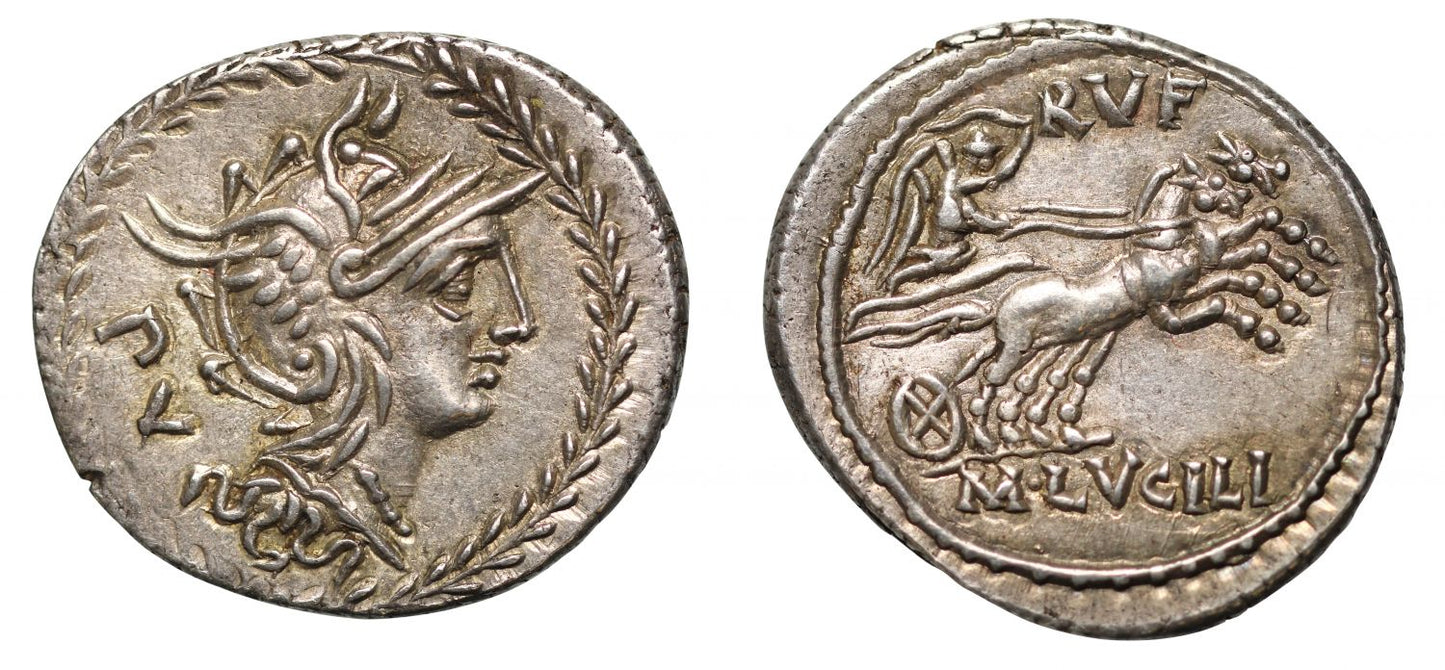 M. Lucilius Rufus, Denarius
