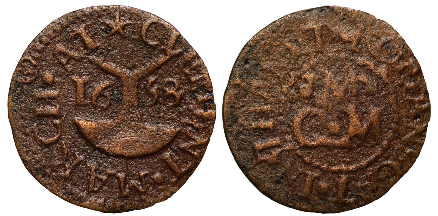 17th Century Kent Farthing, Ramsgate, Clement March, 1658, Cheese monger