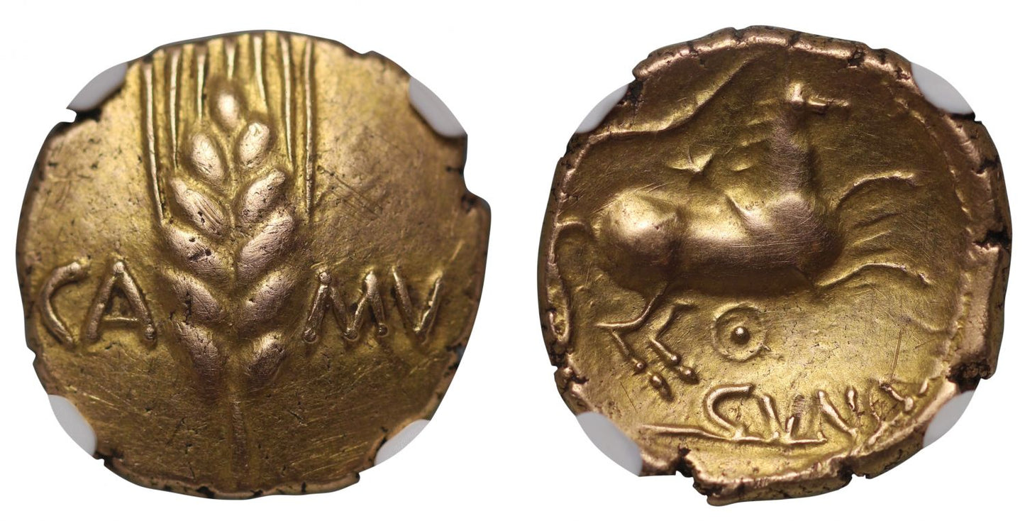 Celtic, Catuvellauni, Cunobelin, gold Stater, XF, 5/5, 3/5
