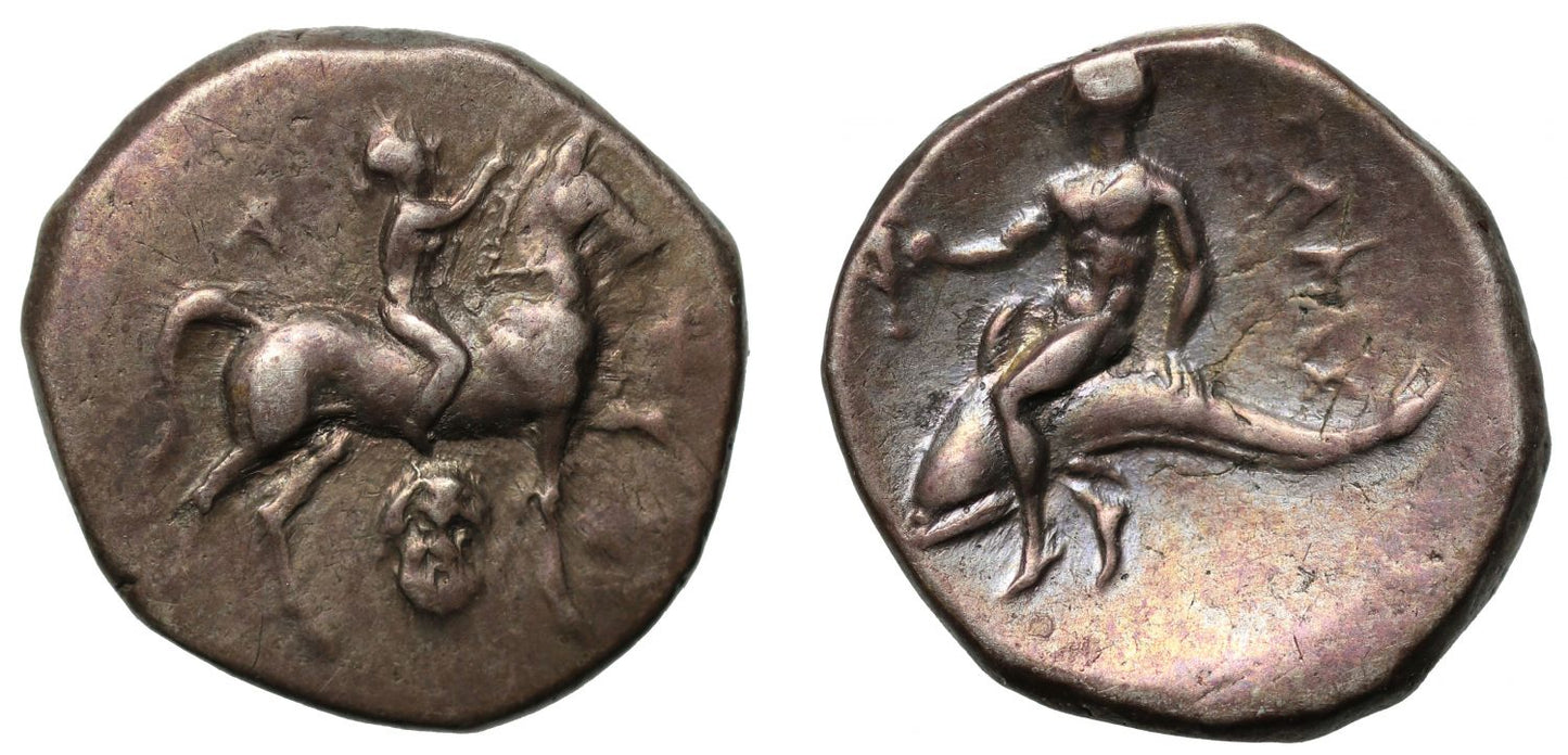 Calabria, Tarentum, silver Nomos