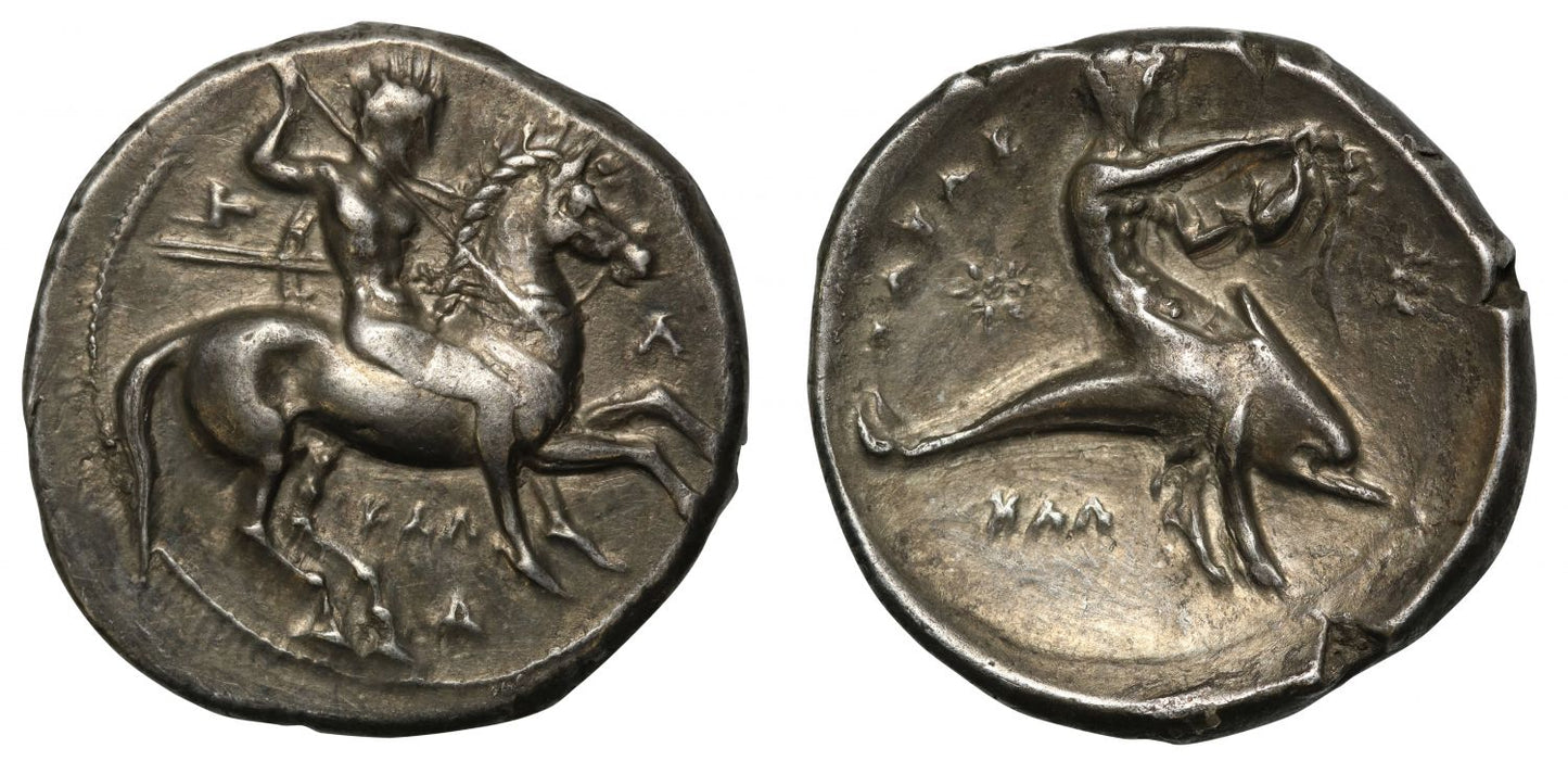 Calabria, Tarentum, silver Nomos