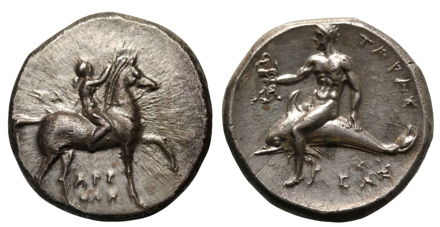 Calabria, Tarentum, silver Nomos
