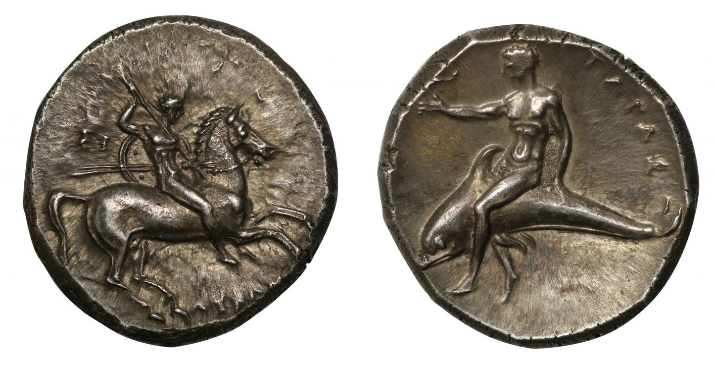 Calabria, Tarentum, silver Nomos.