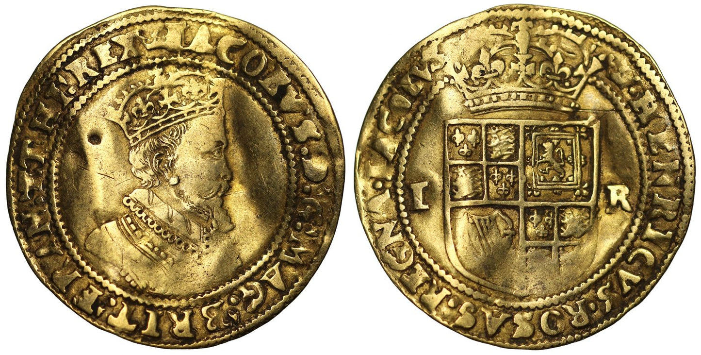 James I gold Double-Crown, 2nd Coinage, mm. Coronet