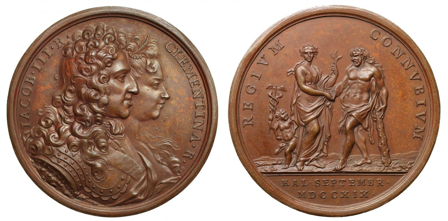 Marriage of James (III) to Princess Clementina, 1719.