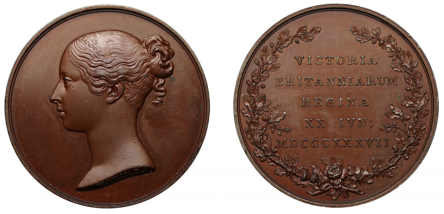 Accession of Queen Victoria, 1837.