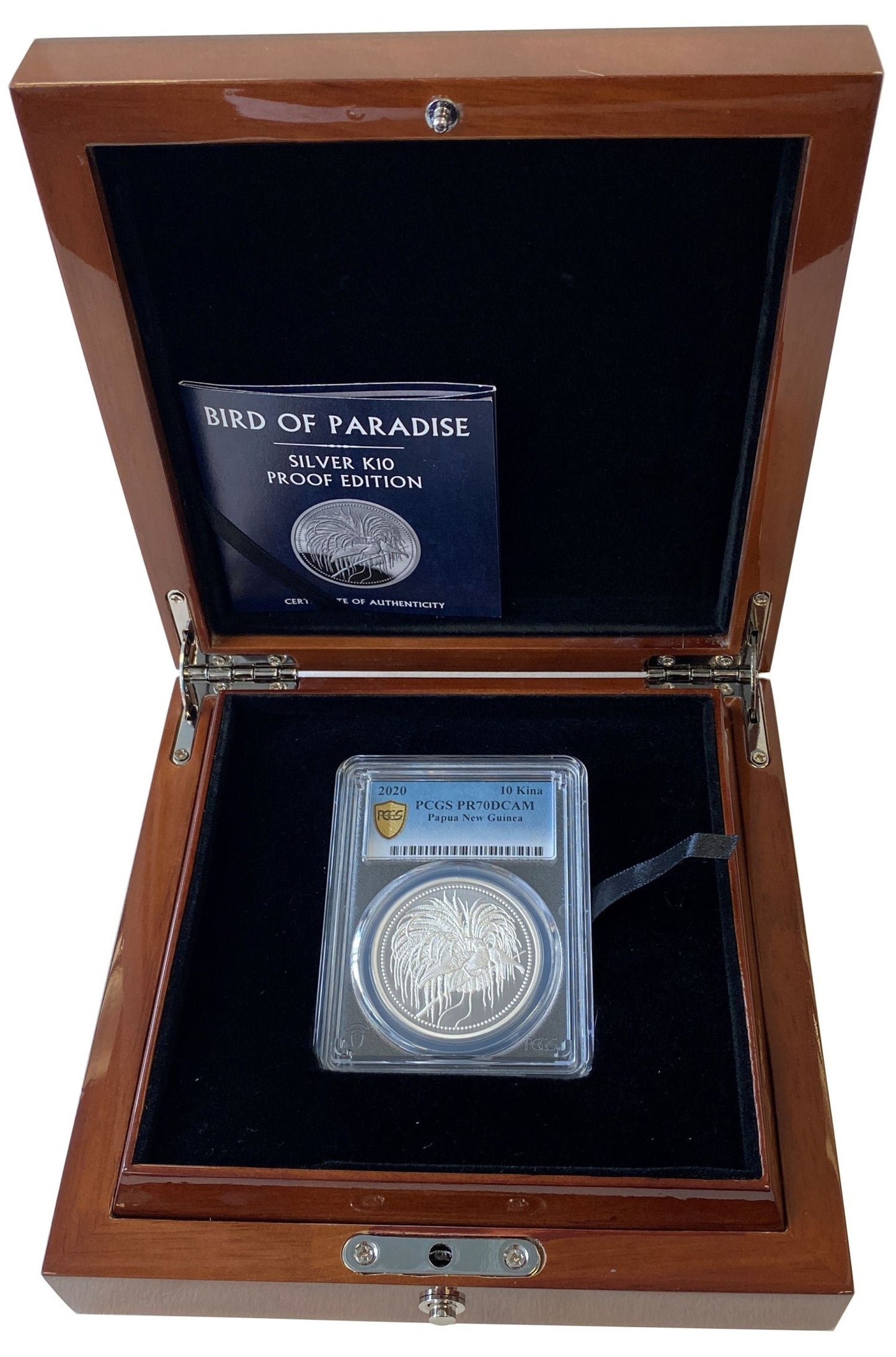 PNG 2020 silver 1oz Bird of Paradise PR70 DC