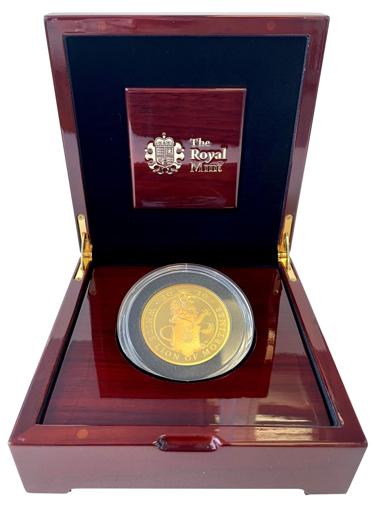 Elizabeth II 2020 gold proof 5oz QB White Lion of Mortimer