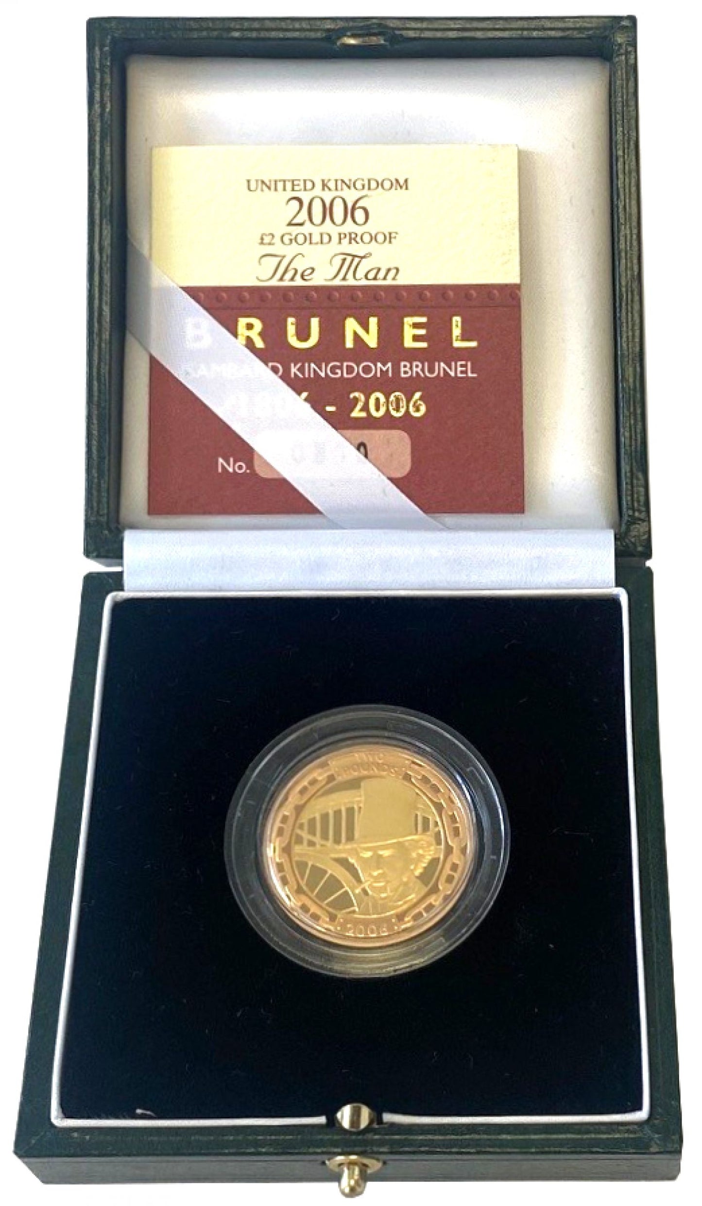 Elizabeth II 2006 proof Two-Pounds Brunel