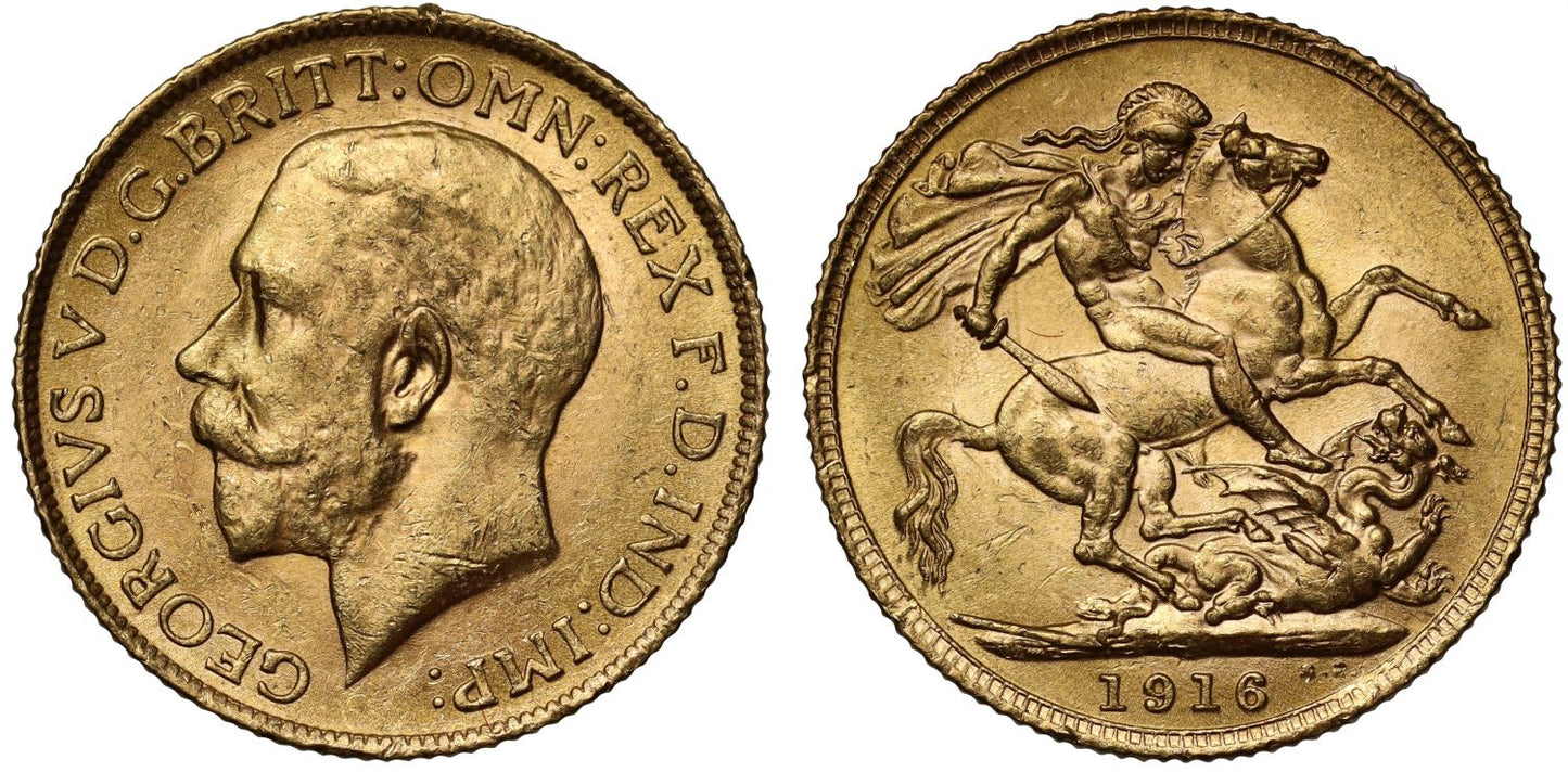 George V 1916 Sovereign, London