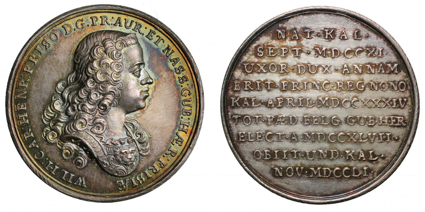 Netherlands, Death of Prince Willem IV, stadthouder, 1751.