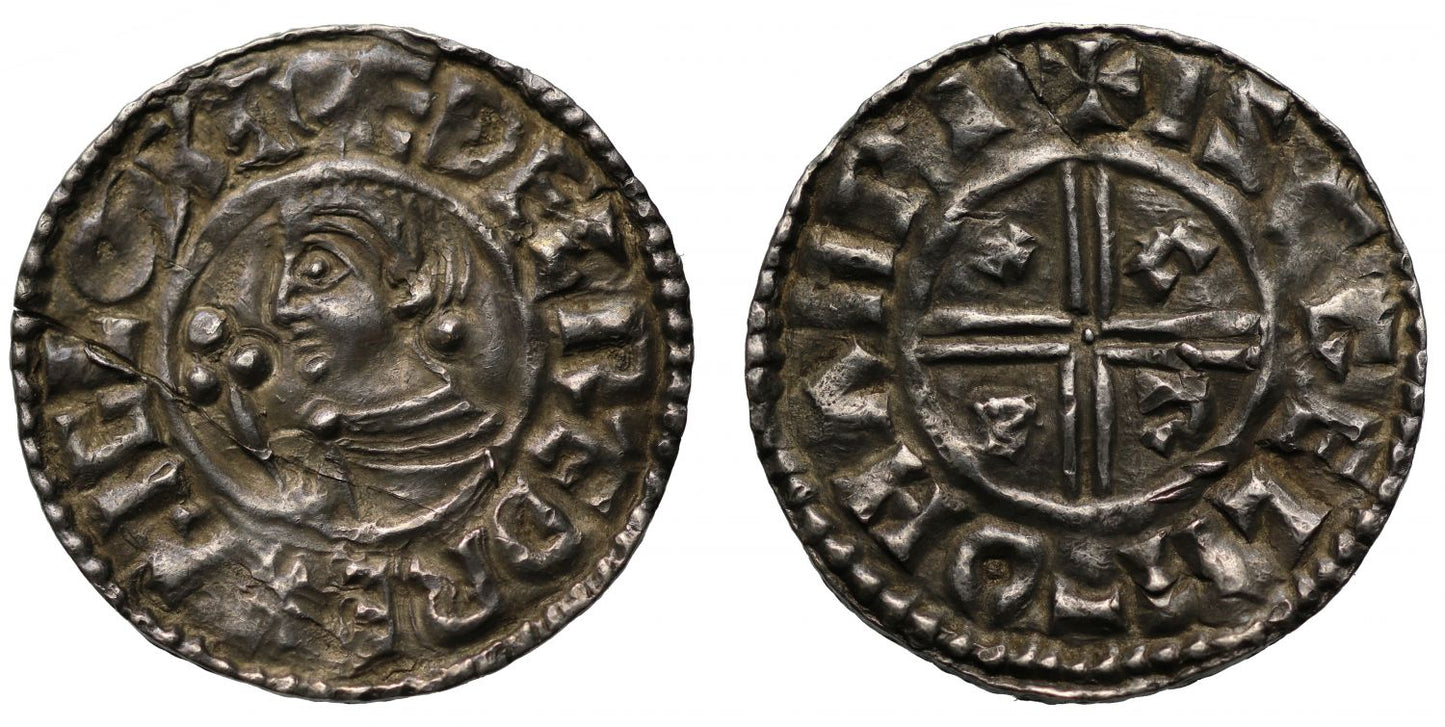 Aethelred II Penny, Large CRVX type, Southampton, Isegel, ex English Doctor