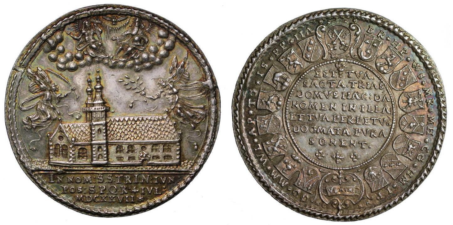 Regensburg, Foundation of the Church of the Holy Trinity, 1627.