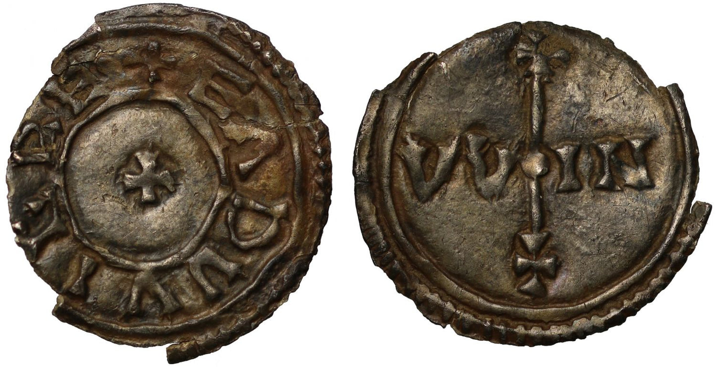 Eadwig Halfpenny, Winchester, of highest rarity, only example available