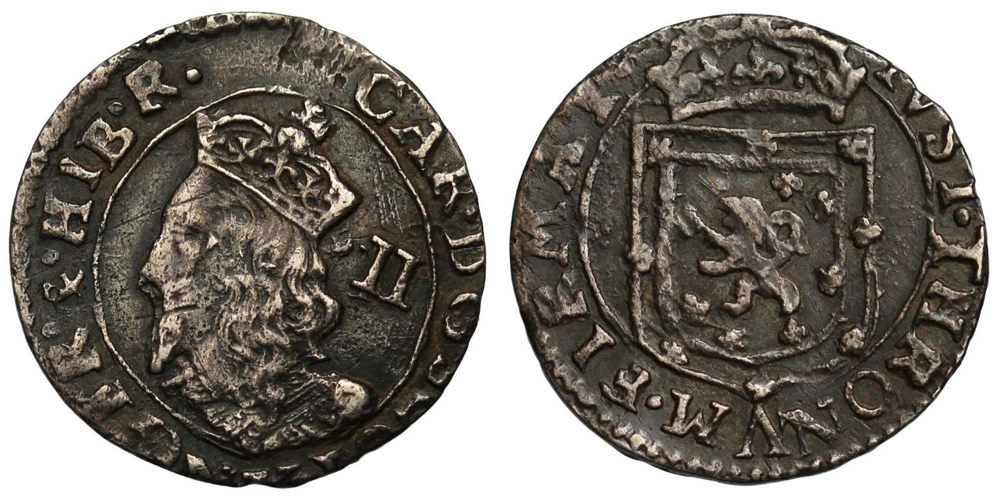 Scotland, Charles I 1642 Two-Shillings, fourth coinage of 1642