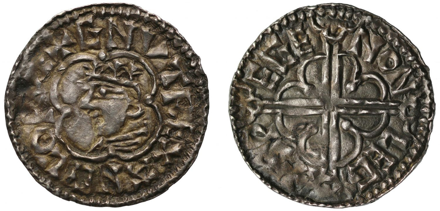 Canute Penny, Quatrefoil type, Chester, Spegen, ex Norweb, De Witt and English Doctor
