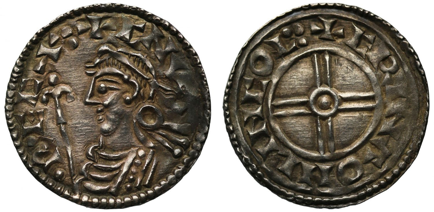 Canute Penny, Short cross type, Lincoln, Crinan, ex Tooze and English Doctor
