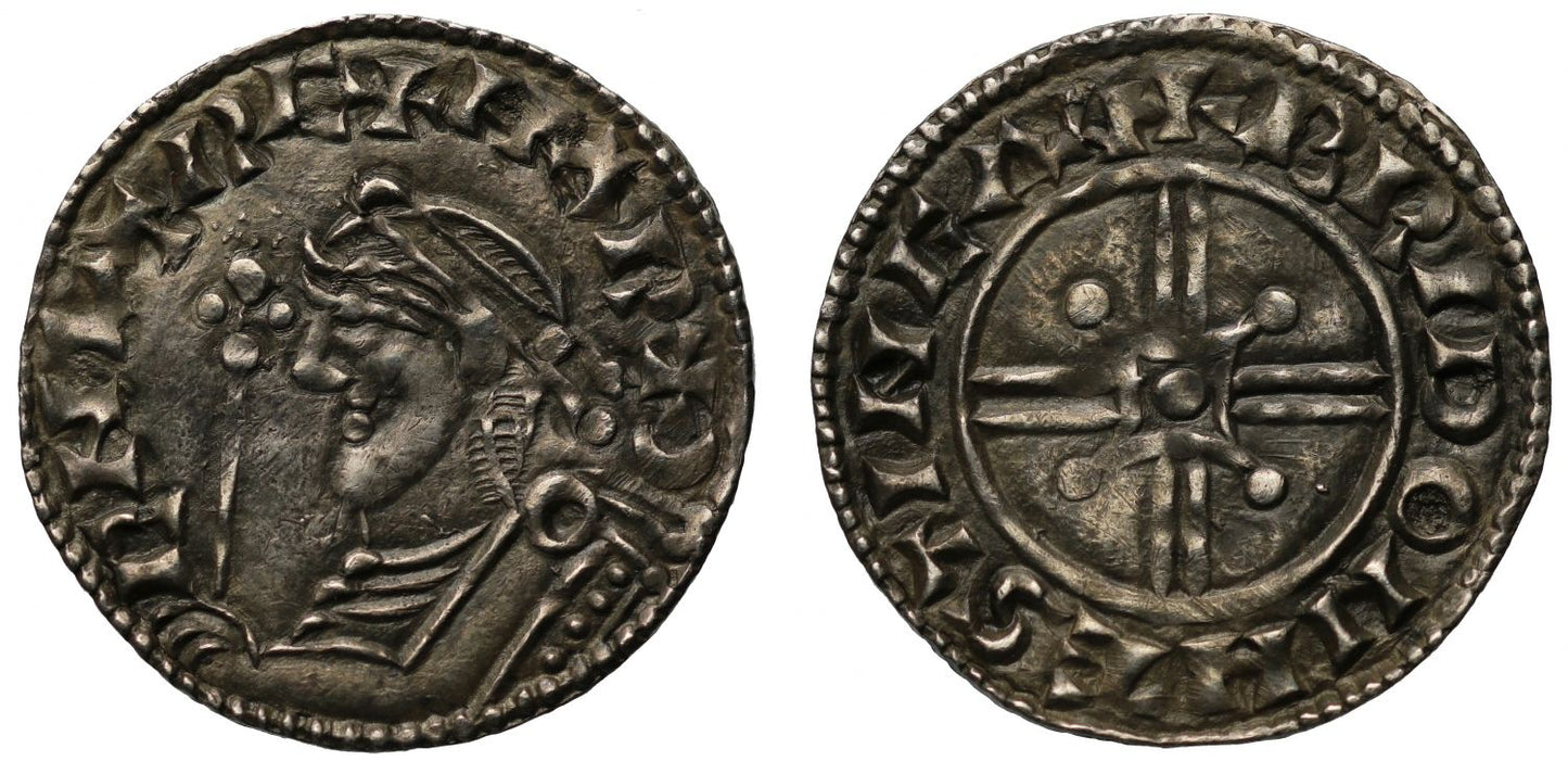 Harthacanute Penny, Arm & Sceptre type, Hastings, Brid, ex English Doctor