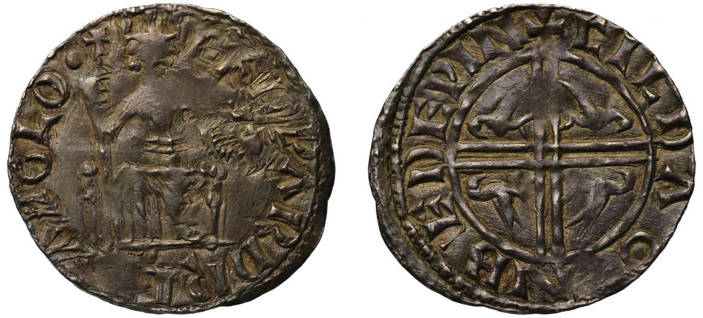 Edward the Confessor Penny, Sovereign/Eagles type, Bedwyn, Cild Moneyer, provenance to 1898