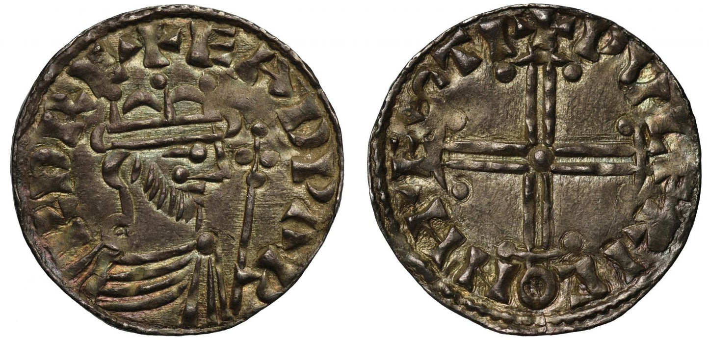 Edward the Confessor Penny, Hammer cross type, Hastings, Wulfric, ex Freehill
