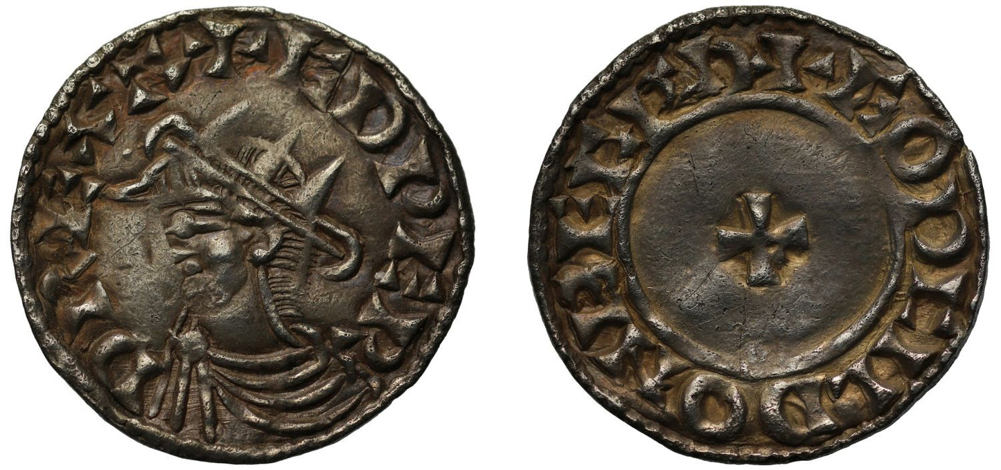 Edward the Confessor Penny, Radiate type, Watchet/Bedwyn, Godcild