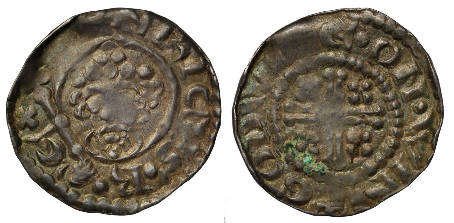 Henry II Penny, Short cross type 1b, Worcester, Godwine, ex Mass