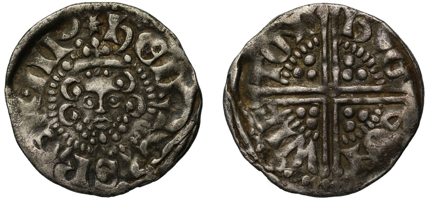 Henry III Long cross Penny, type 3b, Wilton, Huge, ex English Doctor