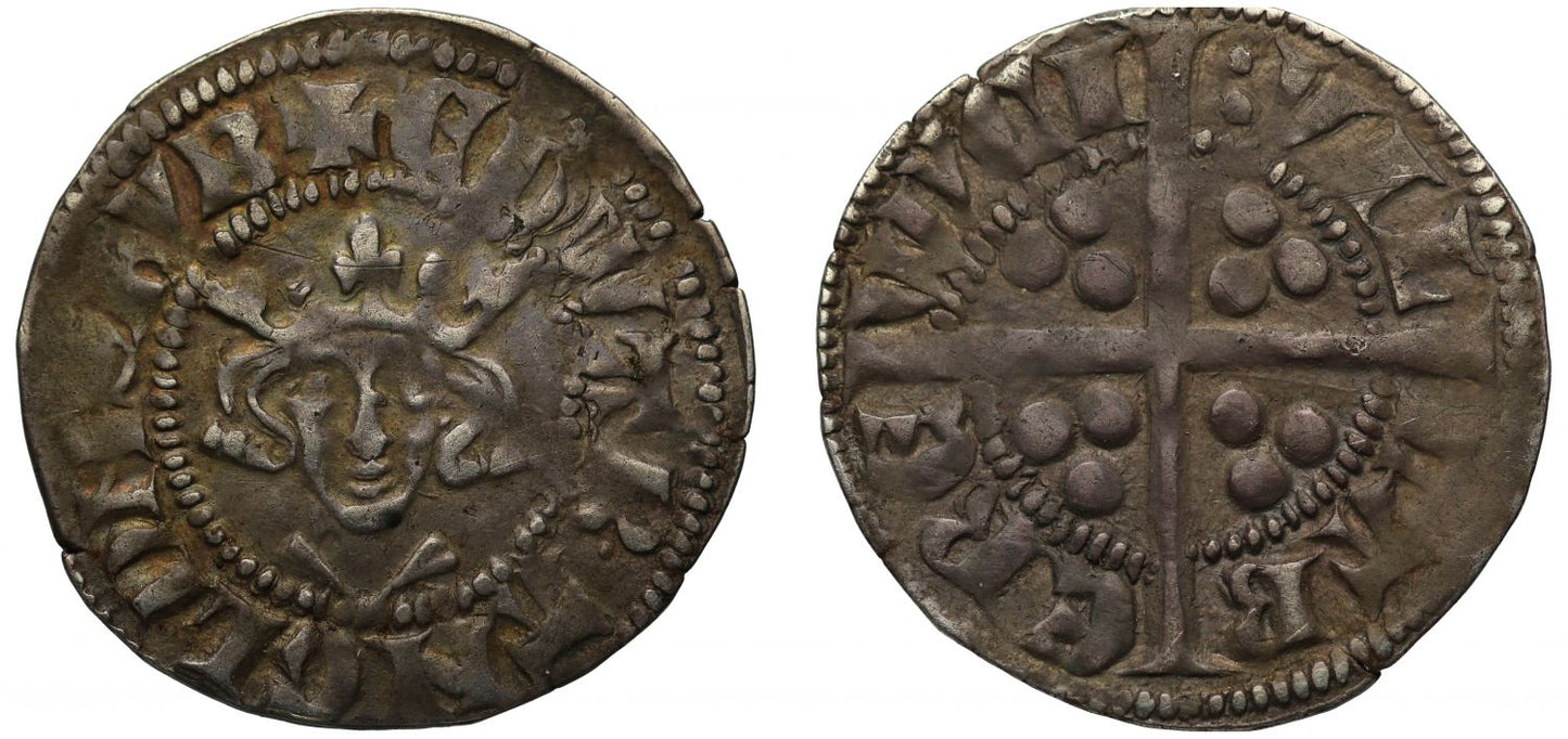 Edward I Penny, Long cross type 2b, Berwick, ex English Doctor