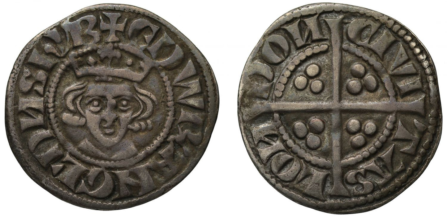 Edward I Long cross Penny, type 1d, London, ex Day and English Doctor