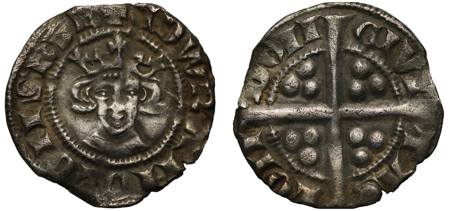 Edward I Long cross Penny, type 8c, London, ex English Doctor