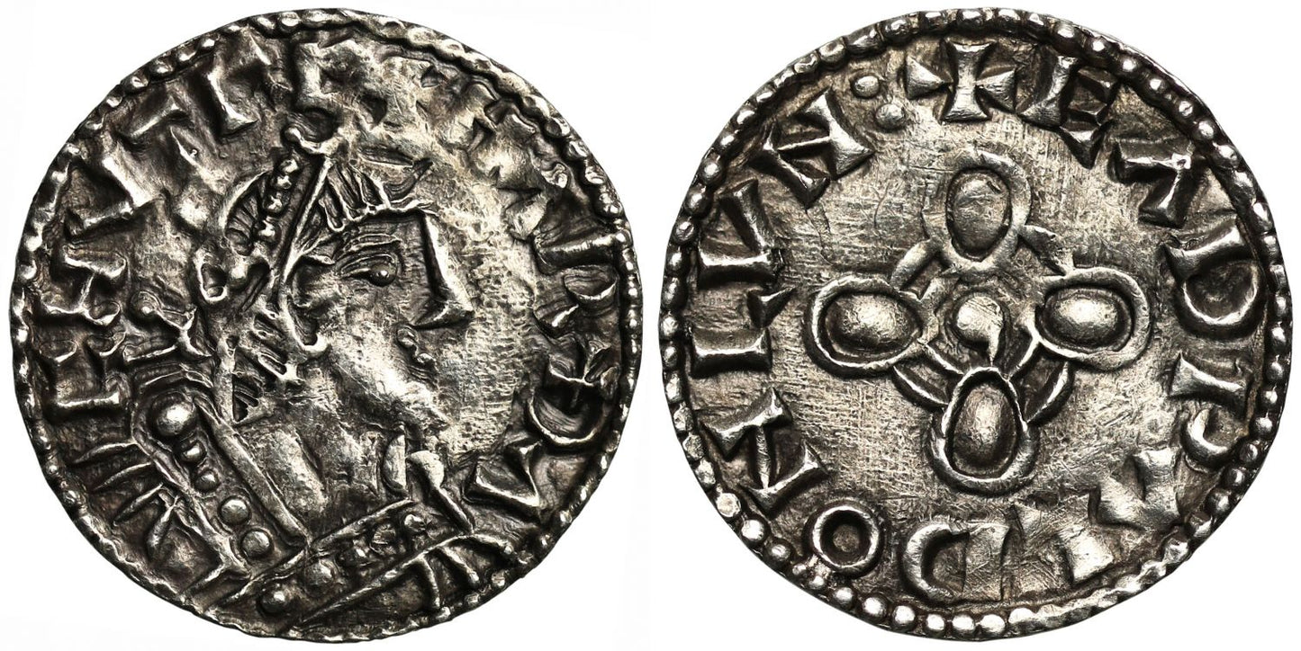 Harthacanute Jewel Cross type Penny, London Mint, Moneyer Eadwold
