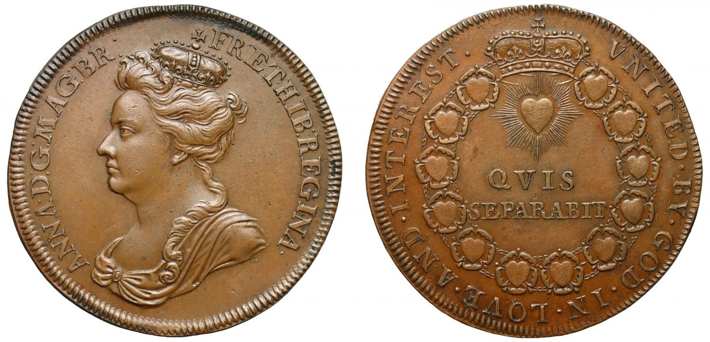 Accession of Queen Anne, 1702.