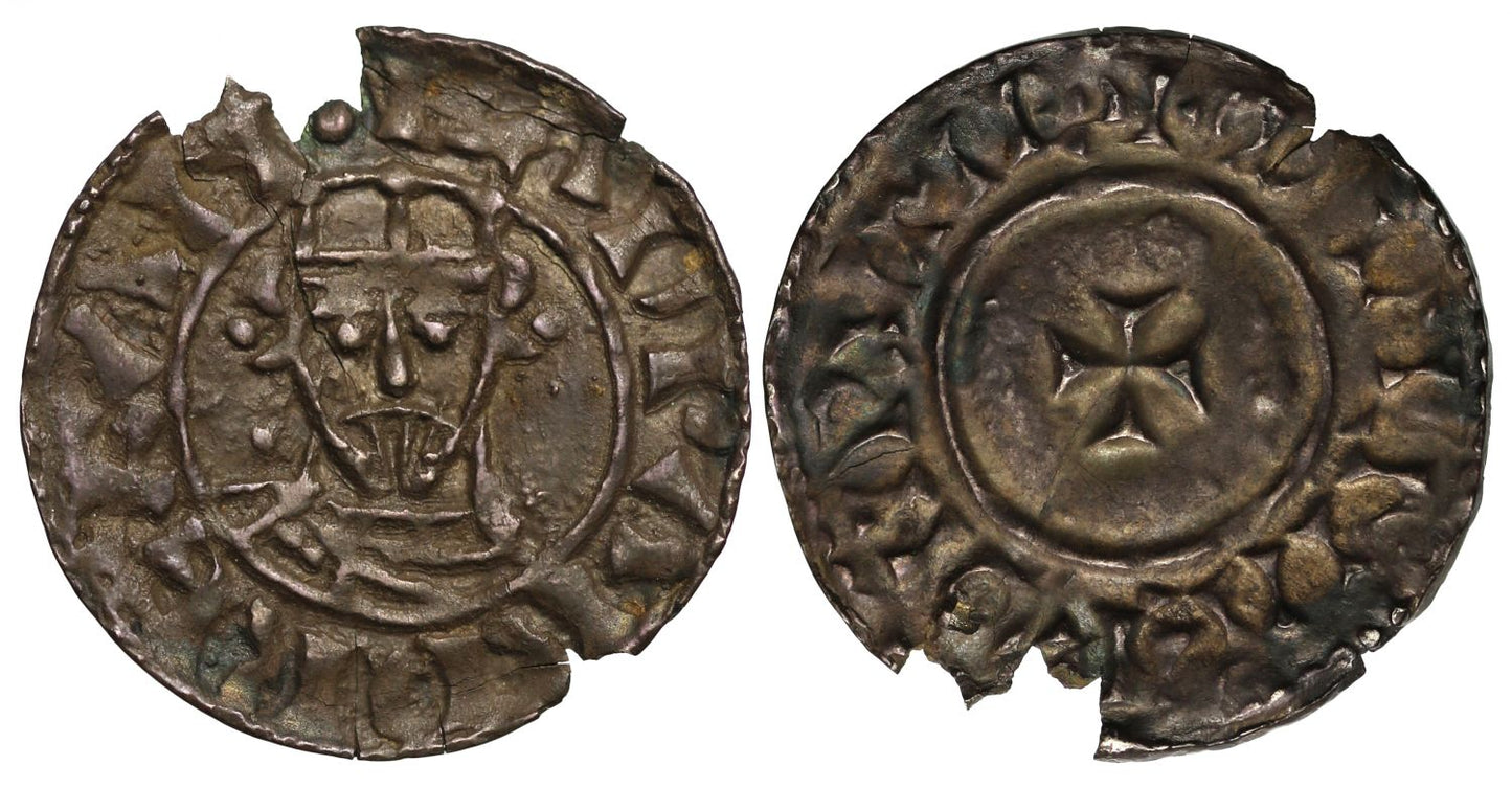 Edward the Confessor Penny, Facing bust/small cross type, Romney, Wulmaer
