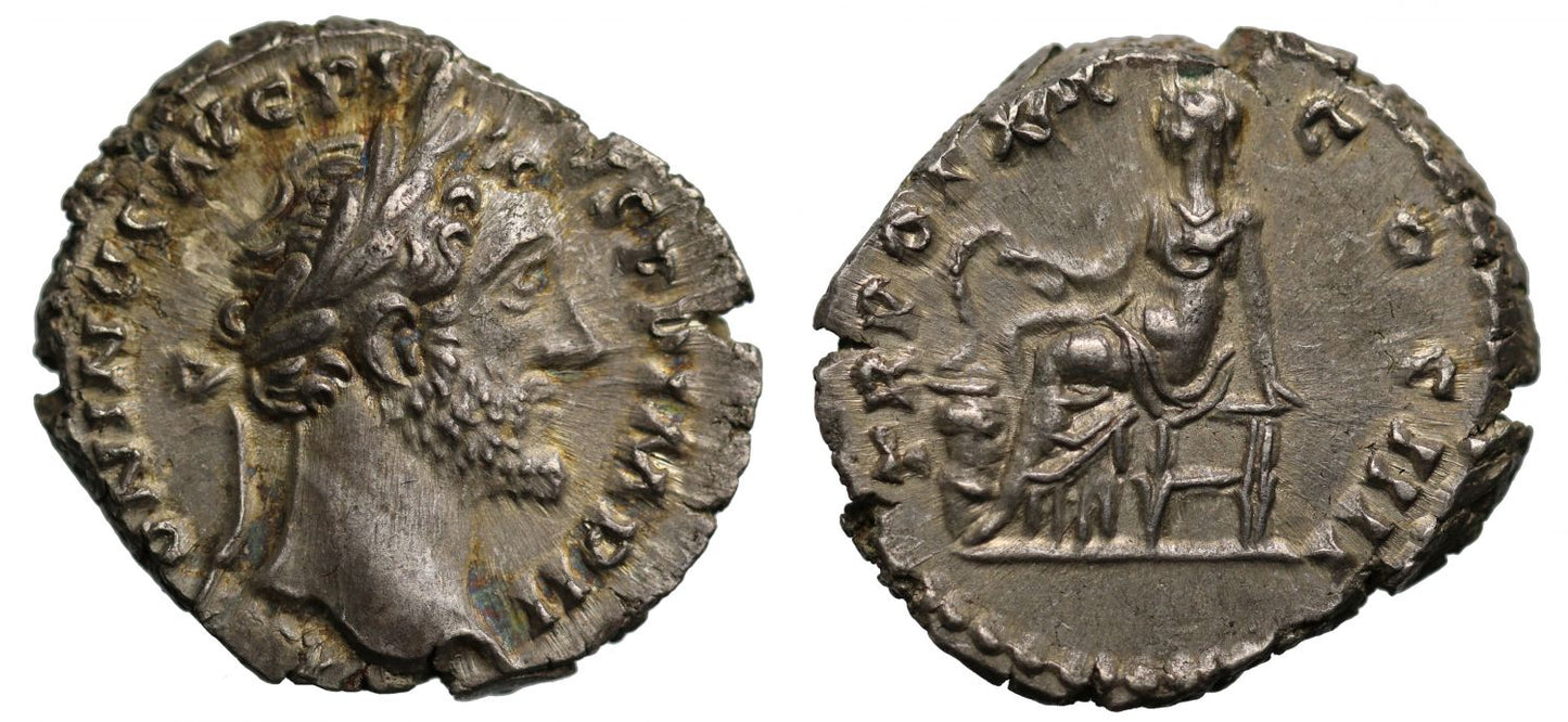 Antoninus Pius, silver Denarius.