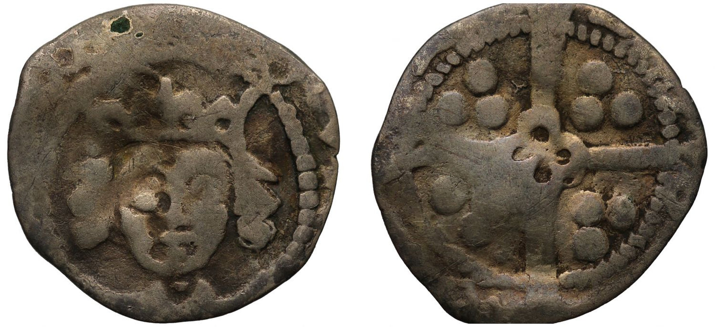 Ireland, Edward IV Halfpenny, Trim Mint, cross and pellet issue, Burns T2a