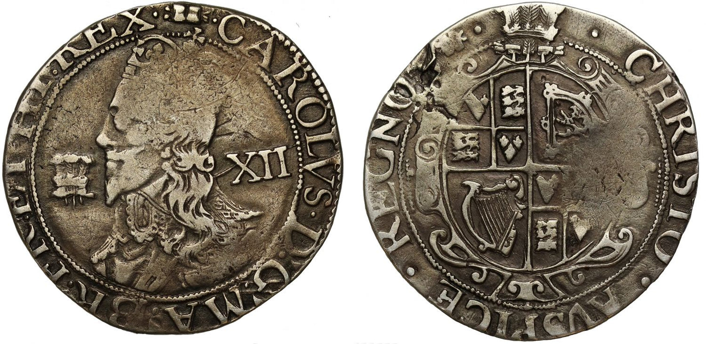 Charles I Shilling Aberystwyth Mint, mint mark book