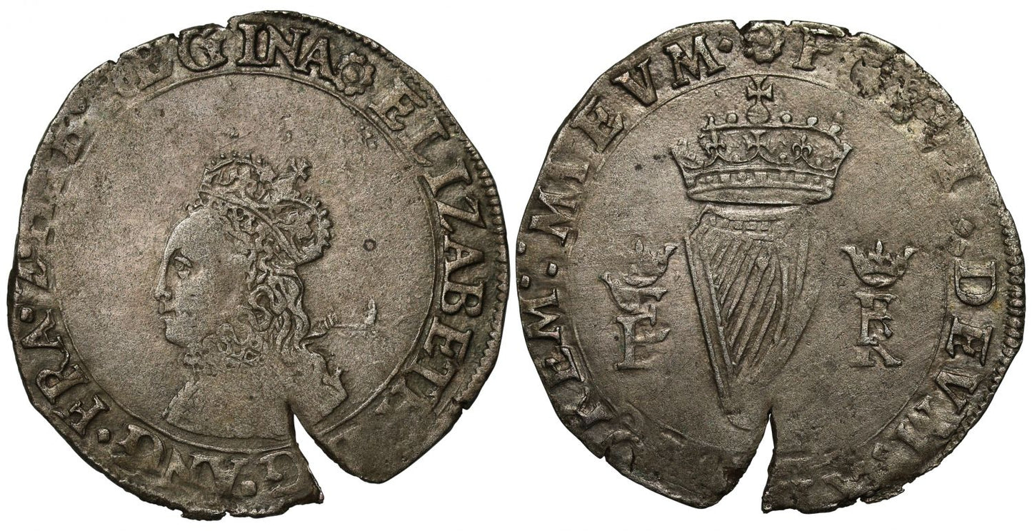 Ireland, Elizabeth I 1558 Groat, mm. rose, REGINA reading, ex Comber collection