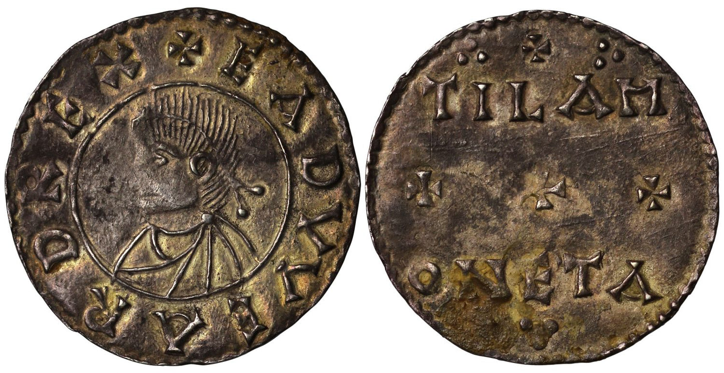 Edward the Elder Penny, Portrait type, Tila, ex Vatican Hoard (c.1928) and ex Williams