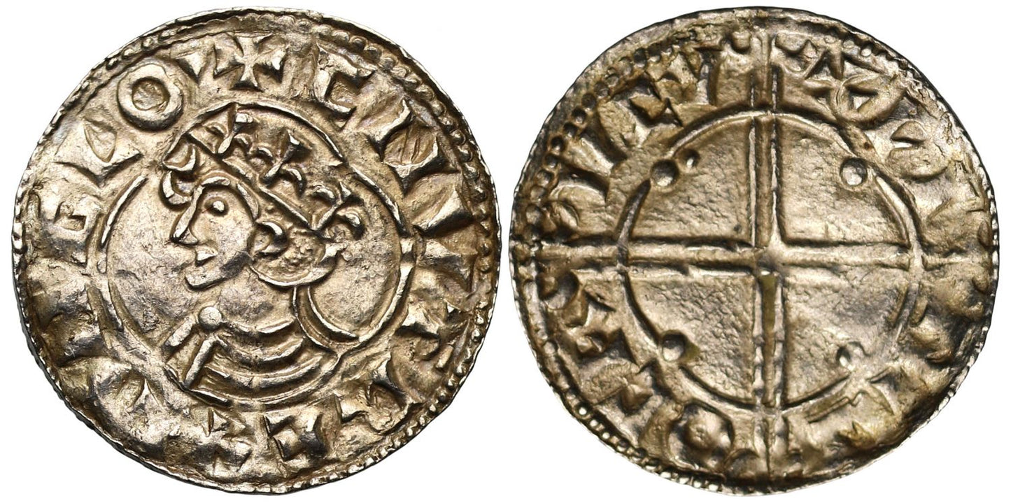 Canute Penny, Quatrefoil type, Crewkerne, Winas