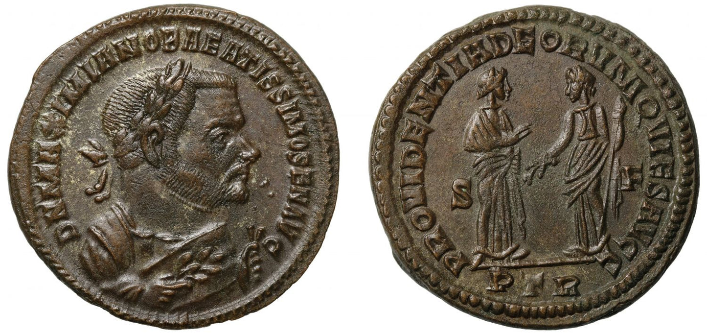 Maximian, Ae Follis.